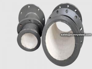 Buy cheap Wear Resistant Ceramic Lined Pipe Fitting product