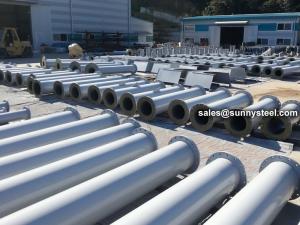 Buy cheap Cast Basalt Line Steel Straight Pipe product