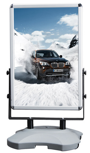 Buy cheap Outdoor Advertising Snap Frame Stand With Water Base Aluminum Material product