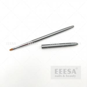 Buy cheap Grey Size #2 4 6 8 Customized One Stroke Flat Square Oval Nail Uv Gel Brush product