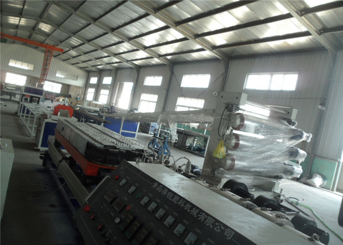 Buy cheap 75-110Mm Single Screw Plastic Extrusion Machine , Corrugated Pipe Production Line product
