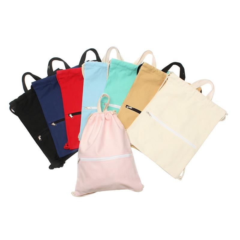 Buy cheap Fashionable Shoe Tote Organizer Backpacks Canvas Cotton Sports With Pocket product