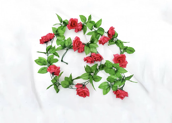 Buy cheap Christmas 6ft  Greenery No Fading Artificial Rose Vine product