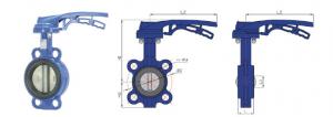 Buy cheap Lugged  Wafer  Type Butterfly Valve With Handle , Electrically Operated Butterfly Valve product