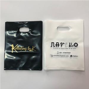 Buy cheap OEM LDPE HDPE Poly Plastic Bag For Clothes Handle Shopping Bags product