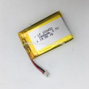 Buy cheap SUN EASE 3.7V 103450 1800mAh battery lipo with 2pin connector product