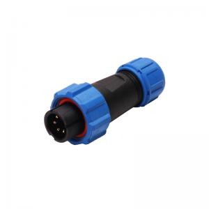 Buy cheap Nylon66 Female IP68 Sp13 Waterproof Cable Connector 9 Pin PPS Insert product