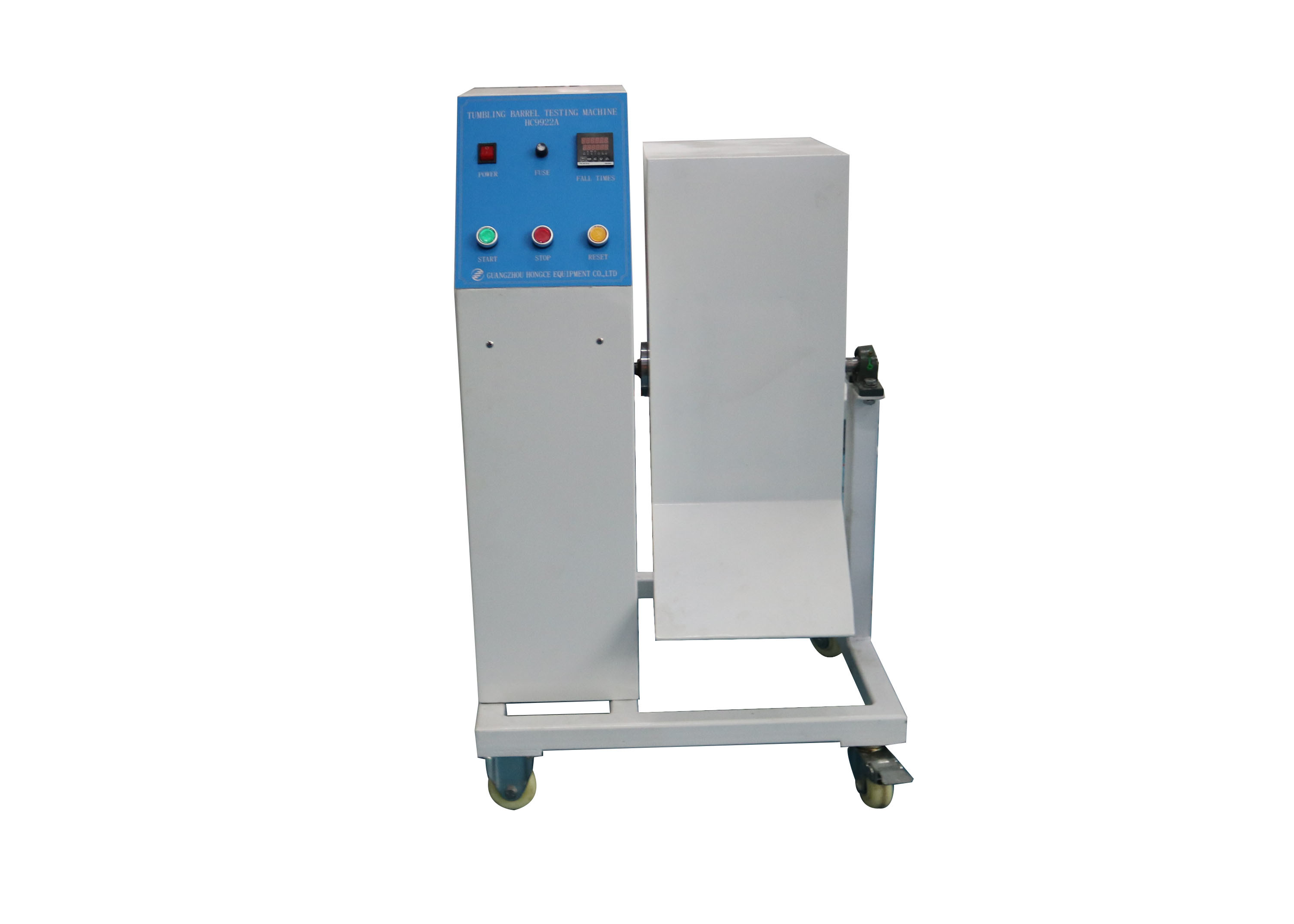 Buy cheap 500mm Height With 5rpm Speed Test Machine 3mm Steel Tumbling Single Barrel product