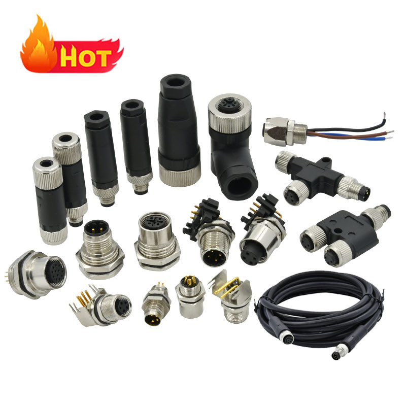 Buy cheap M5 M8 M12 M16 M23 Waterproof Wire Connector 2 - 17 Pin IP68 Panel Mount from wholesalers