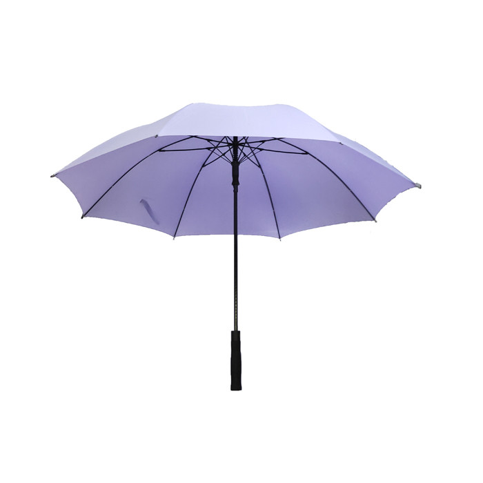 Buy cheap Fiberglass Frame 190T Pongee Straight Windproof Oversize Double Canopy Durable Fiberglass High Density golf umbrella product