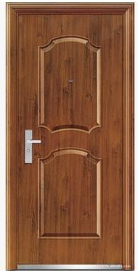 Buy cheap GMF02 ABNM 90min fire-proof steel wood security armored door product