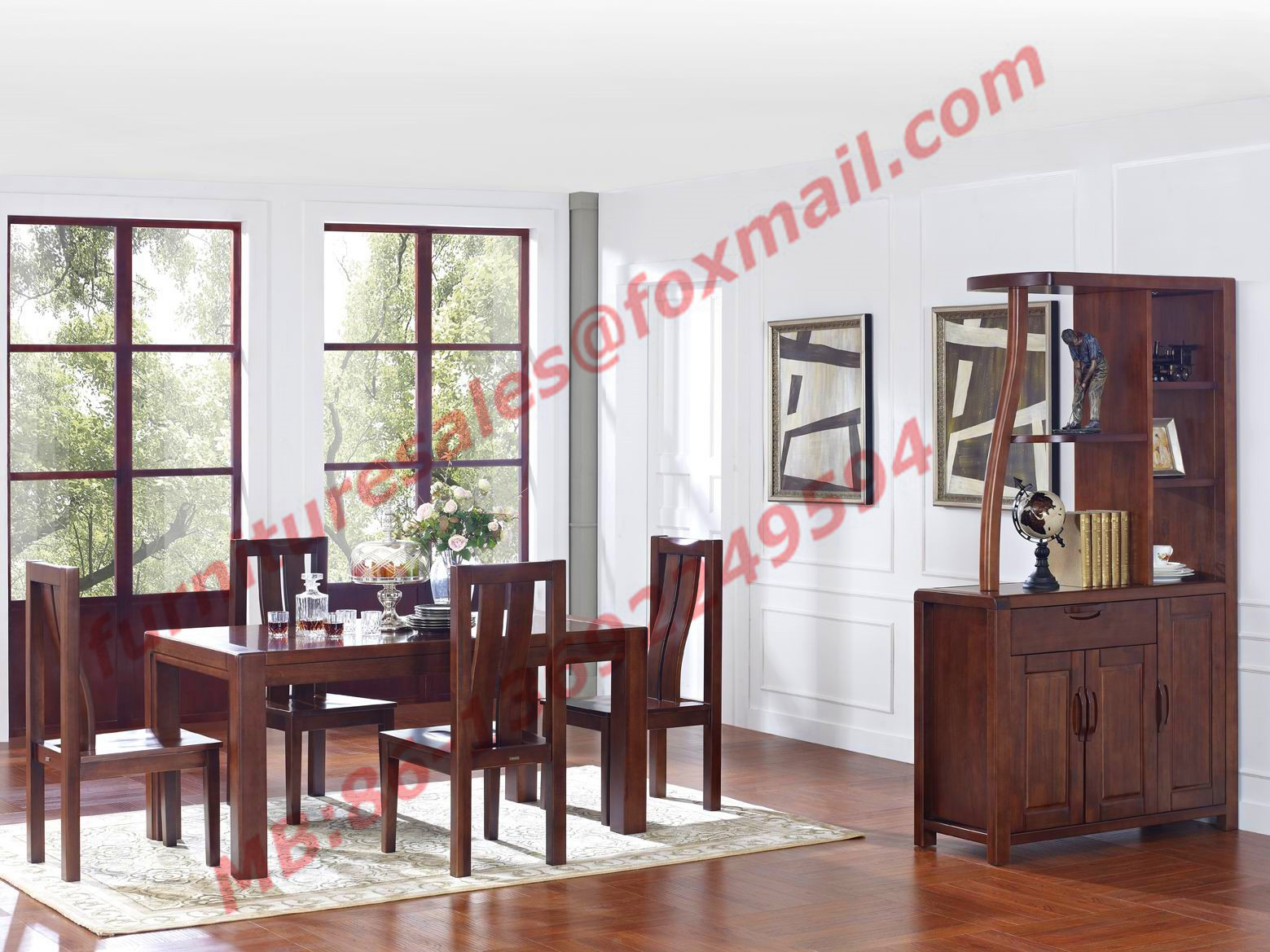 Buy cheap Rectangular Table made by Solid Wooden in Dining Room Set product