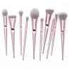 Buy cheap 10Pcs Metallic Pink Luxury Makeup Brush Set Basic Synthetic Hair T260 from wholesalers
