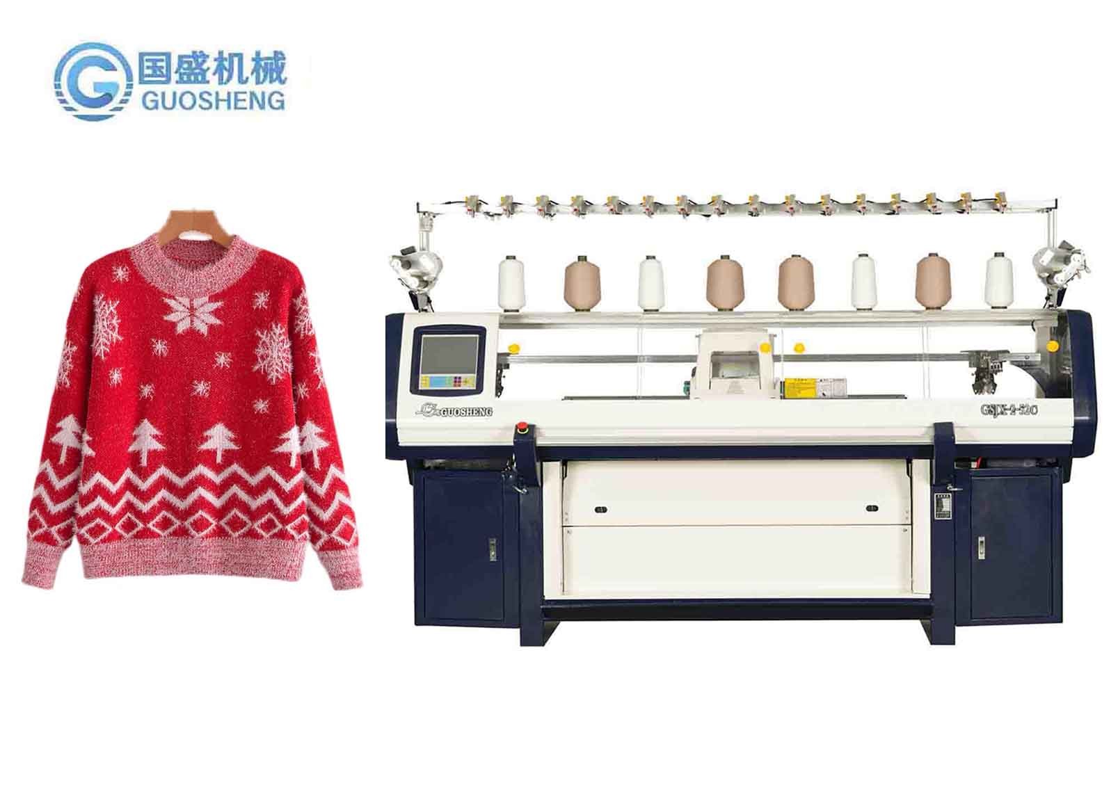 Buy cheap Fully Jacquard Winter Sweater Flat Bed Knitting Machine Home 14 G product