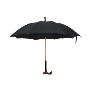 Buy cheap Gold Frame Automatic Open Walking Stick Umbrella Waterproof product