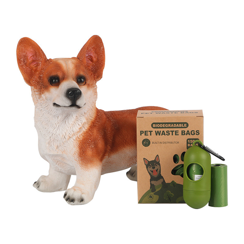 Buy cheap Dark Green HDPE EPI Compostable Dog Bags Environmentally Friendly product