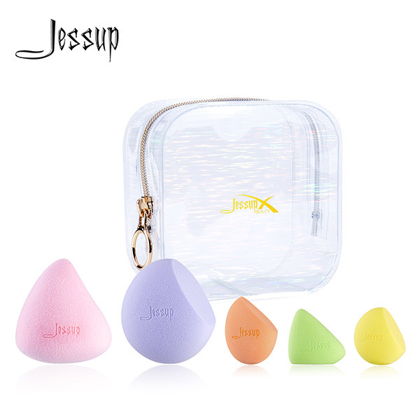 Buy cheap Latex Free Jessup 5pcs Beauty Blender Makeup Puff Sponge product