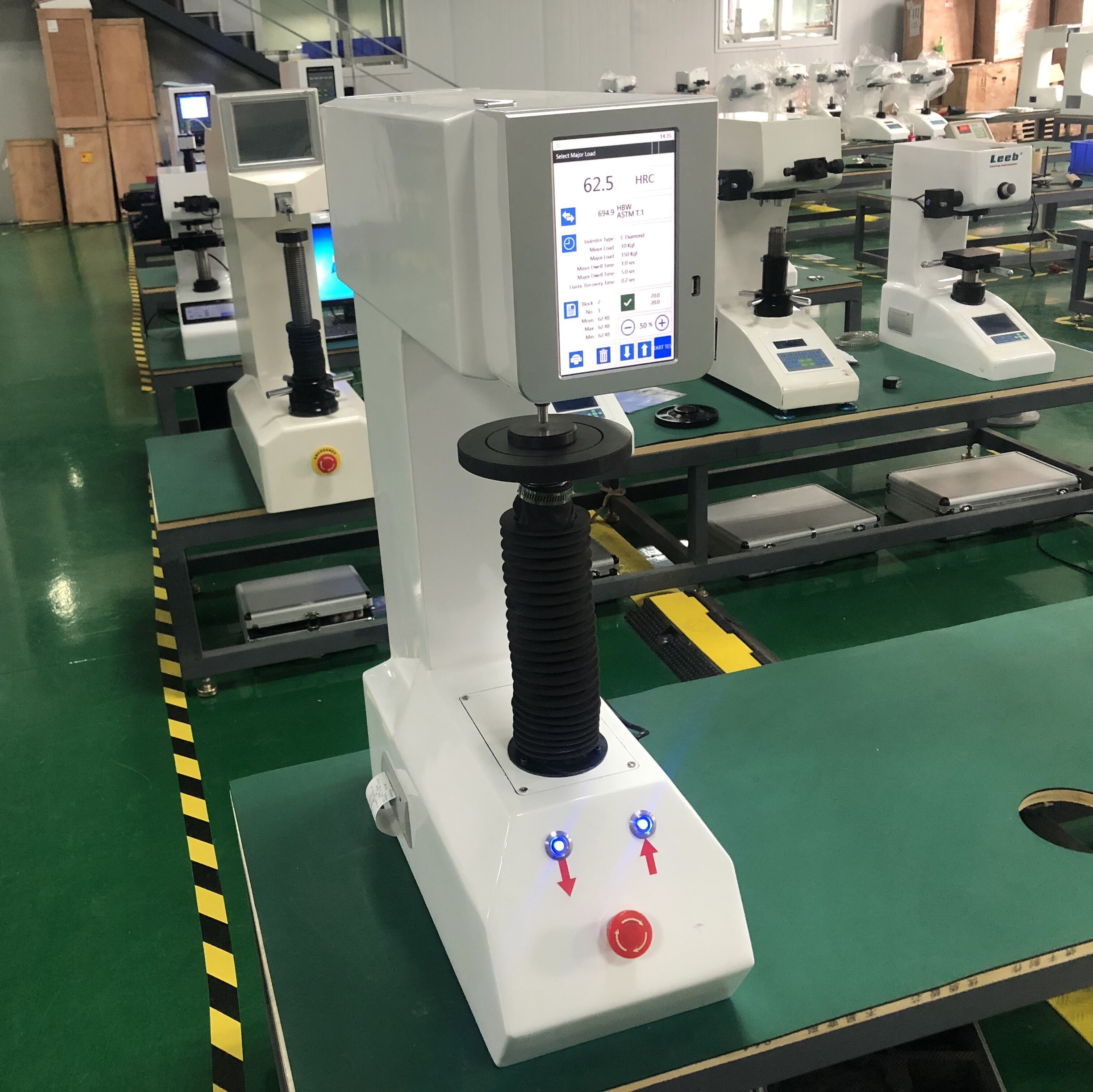 Buy cheap Automatic Testing Process and  Loading & Unloading system Digital Rockwell Hardness Durometer for Metal/Plastic Rockwell product