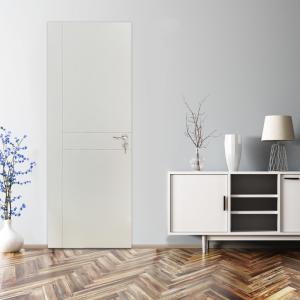Buy cheap 22 Inch Solid Wood Modern Interior MDF Panel Doors Simple Teak Wood Door product