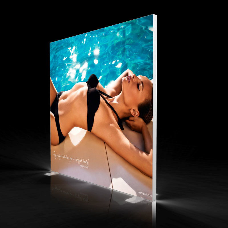 Buy cheap Customized Colors Backlit Seg Fabric Frames , Frameless Led Light Boxes product