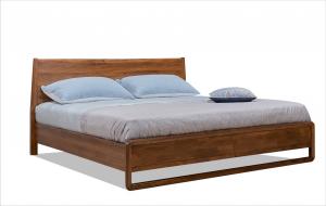 Buy cheap 2017 New design of  Doube / King bed Interior Fitment for Apartment Furniture by Walnut wood from China factory product