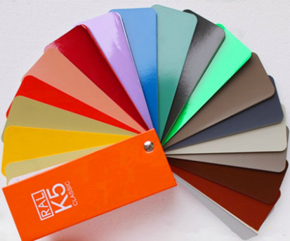 Buy cheap Ral K5 Paint Color Cards / Chart Paperboard Material Folded Leaflet Binding product