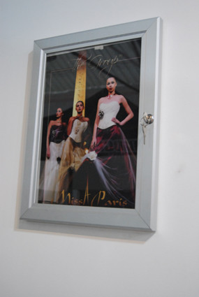 Buy cheap Mitred Corner Lockable Poster Frames , 45 Mm Advertising Poster Snap Frames product