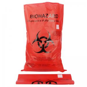 Buy cheap PP HDPE LDPE Biohazard Plastic Bags For Hospital Medical Waste product
