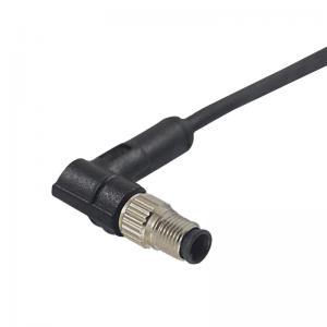 Buy cheap M5 Male 3 Pole Circular Connector Right Angle For Field Buses Signals product