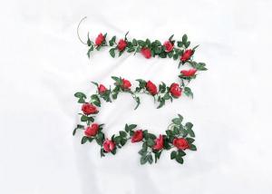 Buy cheap High Simulation Wedding Backdrop Stage Artificial Rose Garlands product
