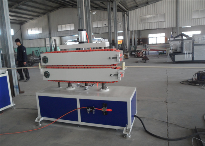 Buy cheap 110MM PVC Plastic Pipe Extrusion Line 60w Water Pipe Making Machine product