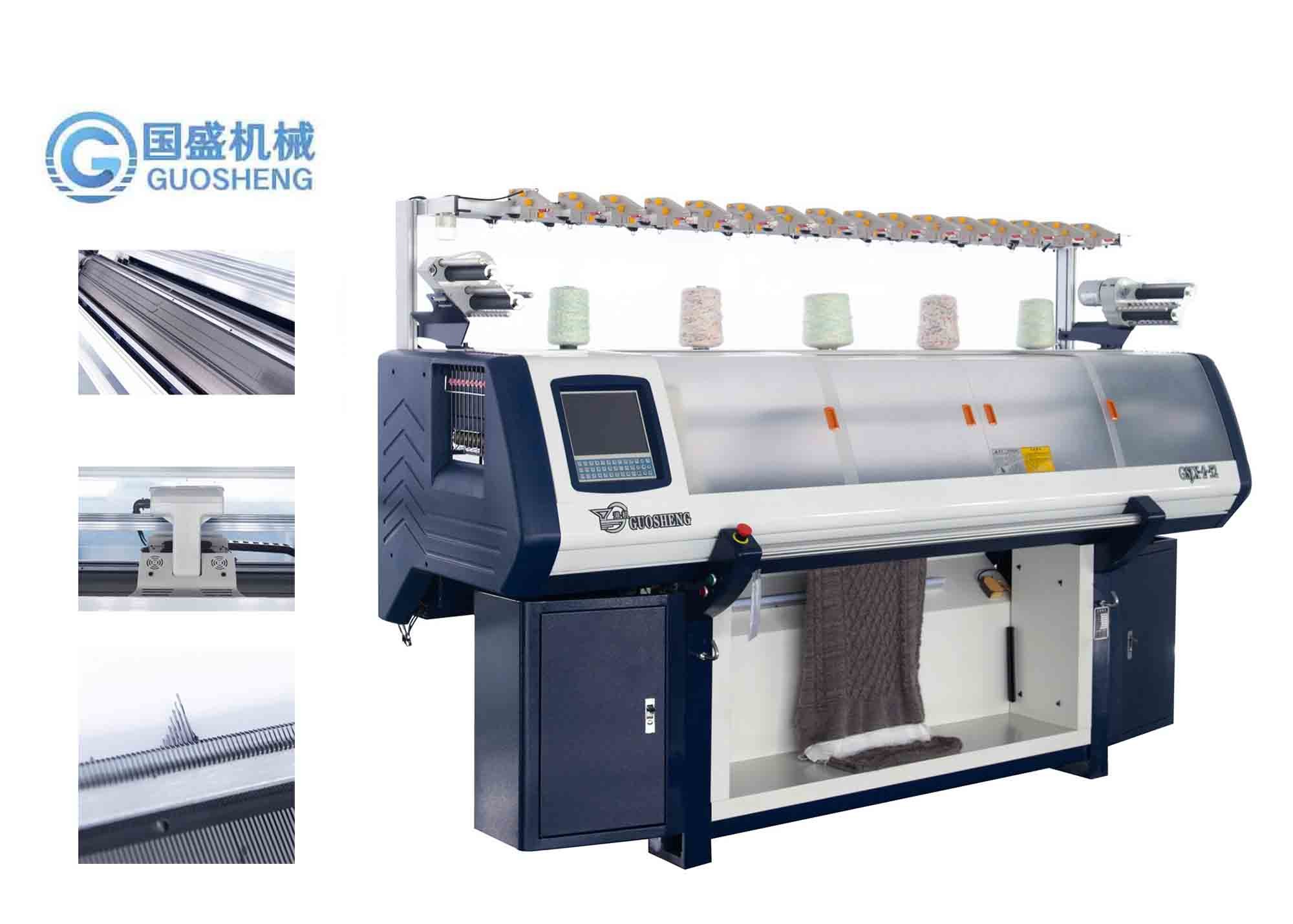 Buy cheap Polyester School Uniform Flat Bed Knitting Machine G5 52 Inch 1.3KW 14 G product