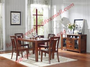 Buy cheap High Quality Solid Wooden Furniture Dining Table with Chair product