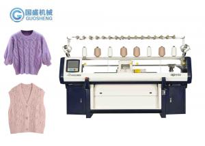 Buy cheap 52In Computerized Flat Knitting Machine With Comb Chaleco 1000w product