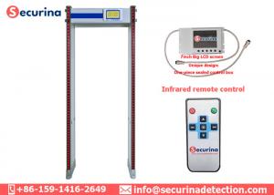 Buy cheap Entrance Door Frame Metal Detector Airport Security Scanner With 760mm Passenger Channal Size product