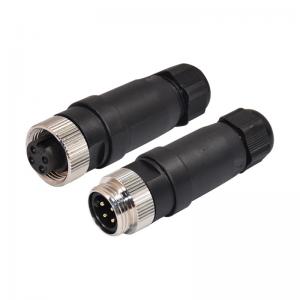 Buy cheap 7/8 IP67 Waterproof 4P Assembly Connector Male Or Female For Industry product