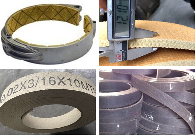 Buy cheap Flexible Brake Band Lining Woven Roll Lining With Brass Wire Reinforced product