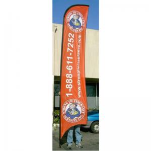 Buy cheap Advertising exhibition event Feather Flag Banners H4m / 13ft Size product
