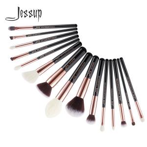 Buy cheap Jessup 15pcs Black/Rose gold Multitask Essential Makeup Brush Set Makeup Tools Beauty Brand Hong Kong T160 product