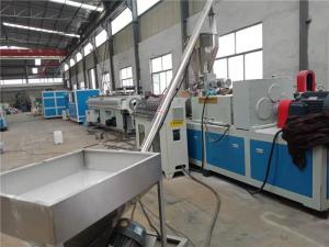 Buy cheap Conical 16mm Plastic PVC Pipe Extrusion Line 200kgs/H Water Pipe Making Machine product