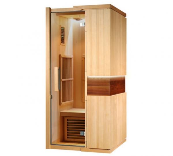 Single person infrared sauna