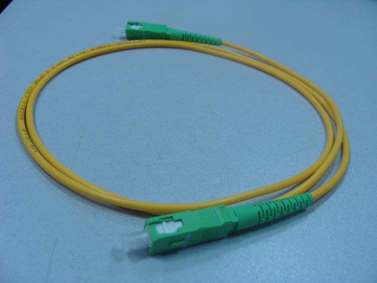 Buy cheap Simplex 2.0mm LSZH Fiber Optic Patch Cord SC / APC Connector to SC / APC SM product