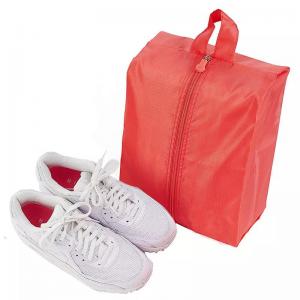 Buy cheap Mesh Small Portable Shoe Bag Red Color Multiple Practical Household Dustproof product