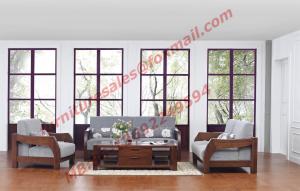 Buy cheap Solid Wood Sofa with Upholstery for Luxury Living Room Made in China product
