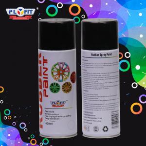 Buy cheap PLYFIT 400ml Rubber Spray Paint Florescent Color fast drying For Car product