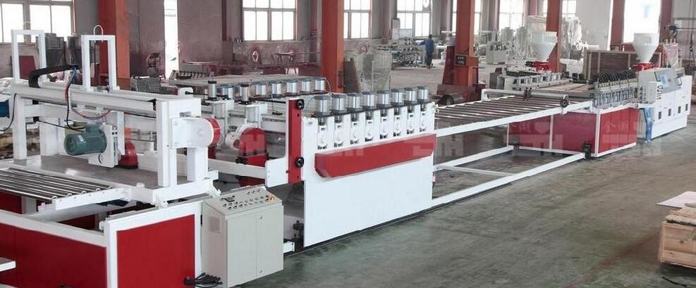 Buy cheap Wood Plastic Composite Production Line / WPC Board Sheet Profile Extruder Machinery product