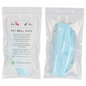 Buy cheap Mask Packaging Gravure Printing LDPE Resealable Ziplock Bags product