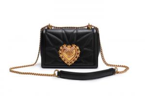 Buy cheap Fashion Real Cow Leather Small Square Quilted Bag With Gold Metal Accessory product