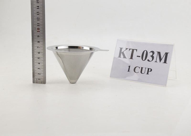 Buy cheap 1 Cups Stainless Pour Over Coffee Dripper For Osaka , Logo Customized product