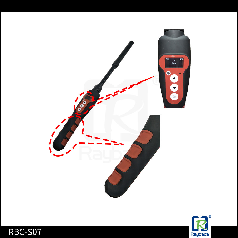 134.2KHz LF RFID Microchip Scanner Long Range Stick Cable For Animal Management